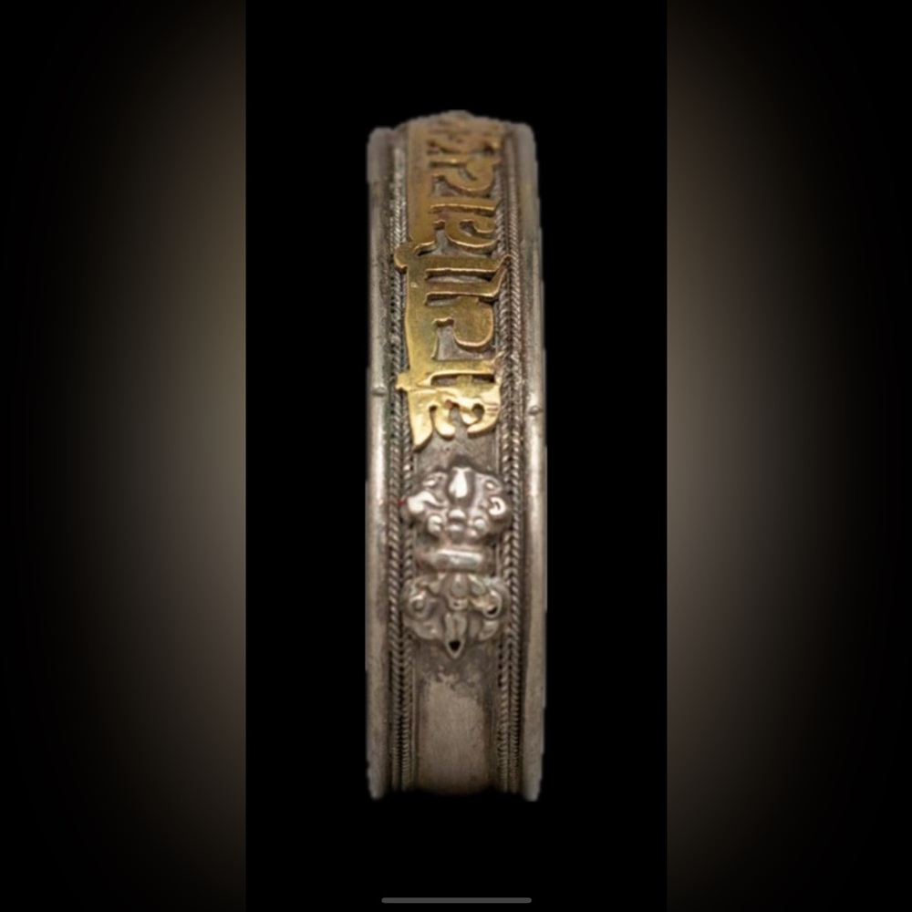 Tri Tone Mantra Cuff